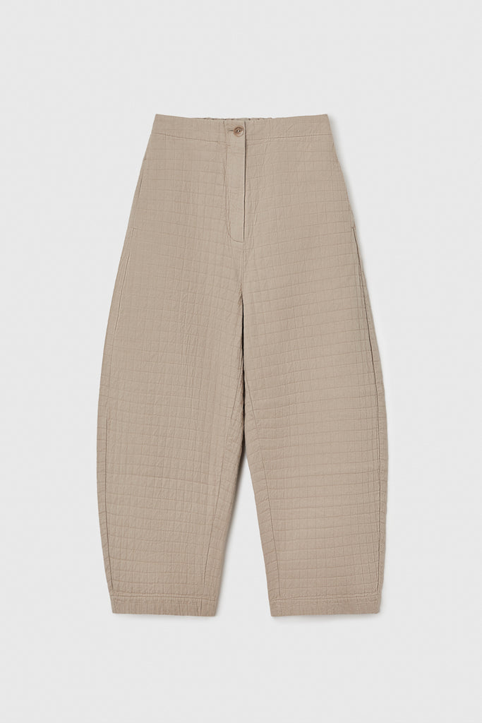 Padded Curved Pants, Toasted